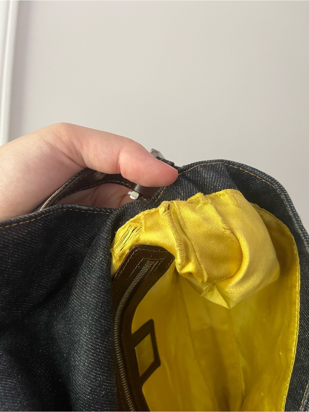 Fendi Baguette Denim Bag - Picture 9 of 16